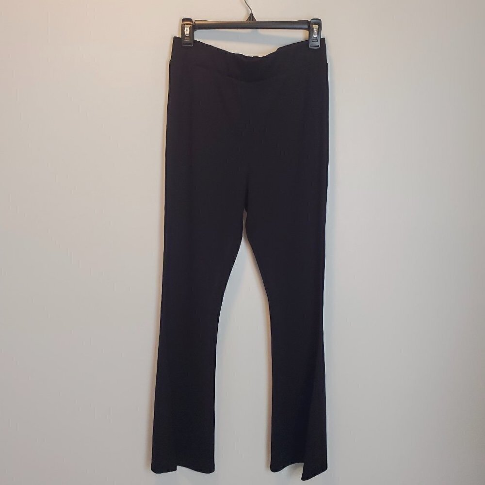 Mus & Bombon Flared Black Travel Stretch Legging‎ Pant Size Medium